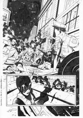 Continue Shopping | GWENPOOL #4 PAGE 4 ORIGINAL PAGE BY STEFANO NESI | Scott’s Collectables