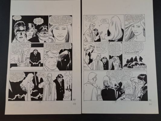 Alessandrini, Giancarlo - 2 Original page - Martin Mystère: Le Porte dell’Immaginazione - 2017 | Catawiki