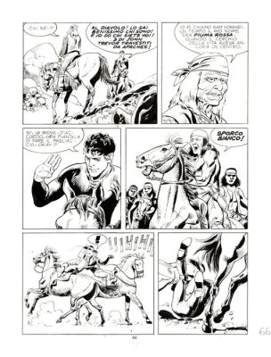 Diso, Roberto - 2 Original page - Mister No #106 - "Il marchio dell’assassino" - 1984 | Catawiki