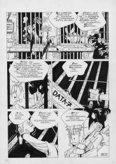 Carlos Meglia | Cybersix, Libro 1, Cap. VI - p.2 (Eura Editoriale) | ECC arte y coleccionismo