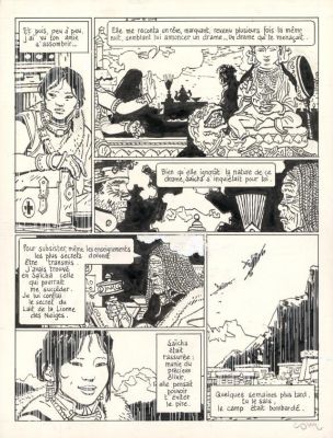 Cosey | Planche originale n°45 - La Piste de Yéshé - Jonathan | Daniel Maghen