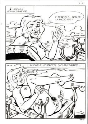 Angiolini, Sandro - 6 Original page - La Poliziotta #56 - "Il re della coca" - 1982 | Catawiki