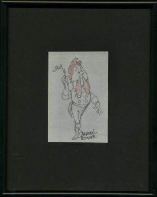 Toonder, Marten - 1 Original preliminary drawing - Tom Poes & Heer Bommel - Markies de Canteclaer - gesigneerd - (jaren 1970) | Catawiki