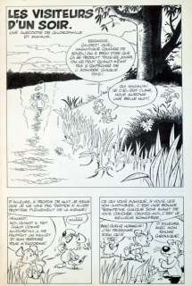 DUPA  - Chlorophylle  - Planche 1 durécit Les visiteurs d’un soir publié dans[...] | Vermot et Associés