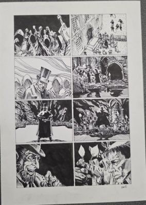 Gess (Girard, Stéphane) - 1 Original page - L’Oeil de la nuit T2 - Les Grandes profondeurs - 2015 | Catawiki