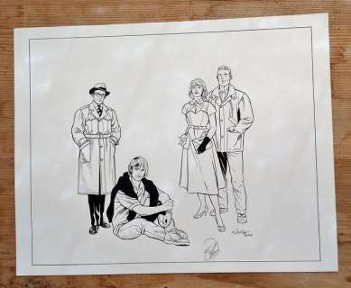 Vallès, Francis | Couverture originale Les maitres de l’orge  - L’intégrale Tome 2 (2001) | Catawiki