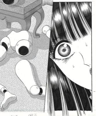 Knife, Senno - 1 Original page - Shoujo Pandora | Suspiria ’95 - Beauty - 1995 | Catawiki