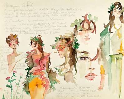 Pratt Hugo (1927-1995) | LES CELTIQUES - MORGAN | Artcurial