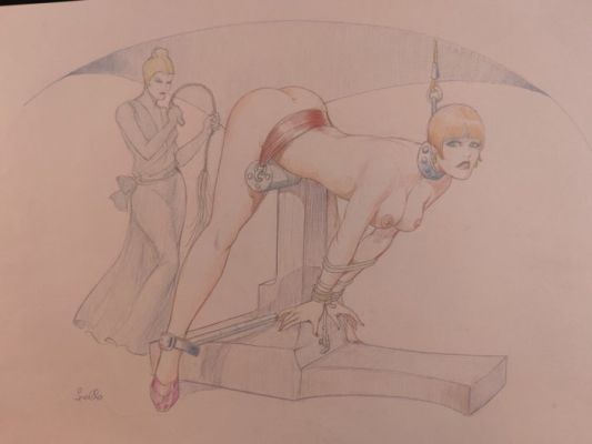 Frollo, Leone - 1 Original drawing - La Punizione | Catawiki