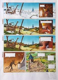 Turf - Original plate "La nef des fous" (Ship of Fools)  - Volume 4 (2000)