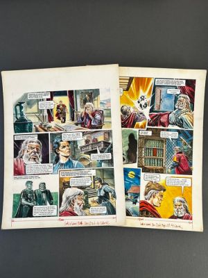 Wood, Gerry - 2 Original page - Trigan Empire - Something Evil has Taken Charge... - 1978