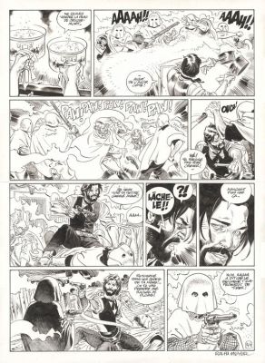 Ralph Meyer | Planche originale n°44 - Le Monde selon Oz - Undertaker | Daniel Maghen