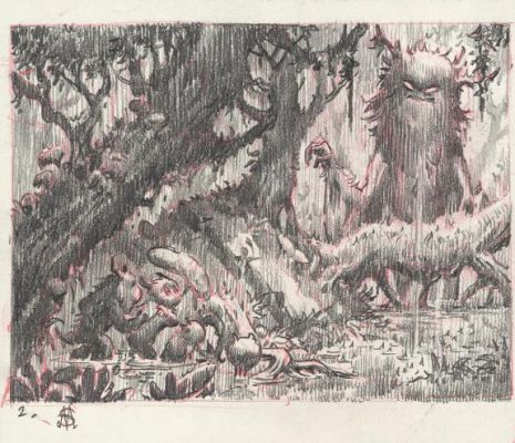 Stan Manoukian | Dessin original préparatoire - Once Upon a Time | Daniel Maghen