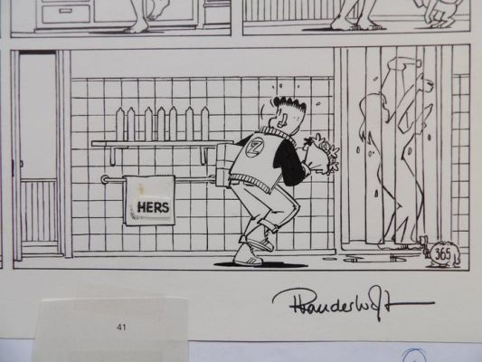 Van der Kroft, Robert - 1 Original page - Claire - originele pagina #365 - "CONDOOMS" - 1998 | Catawiki