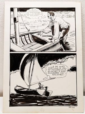 Manara, Milo - 1 Original page - Jolanda De Almaviva - n. 52 "Il Serpente Malizioso" - 1973 | Catawiki