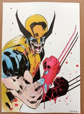 Guillermo Sanna - Original drawing - Wolverine - signed and sealed - 2026 | Catawiki