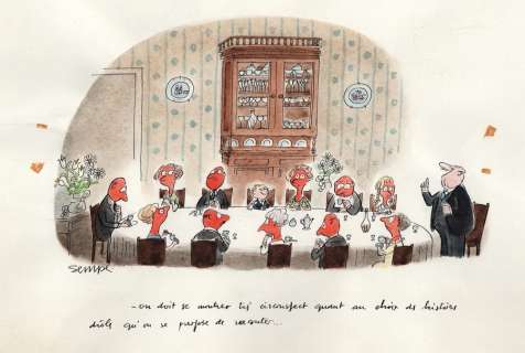 Sempé | On doit se montrer très circonspect quant au… | Millon