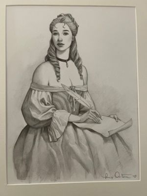 Critone, Luigi - 1 Original drawing - La Rose et la Croix - Anna | Catawiki