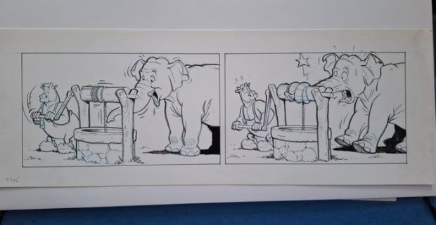 Wil Raymakers / Thijs Wilms - 1 Original page - Boes - Boes/Fantazoo/Tierisch/Ox tales/Môeuh! | Catawiki