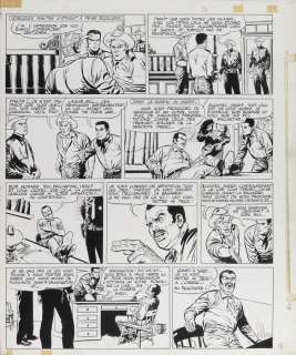 Forton | Bob Morane, planche n°24 à l’encre de Chine de… | Millon