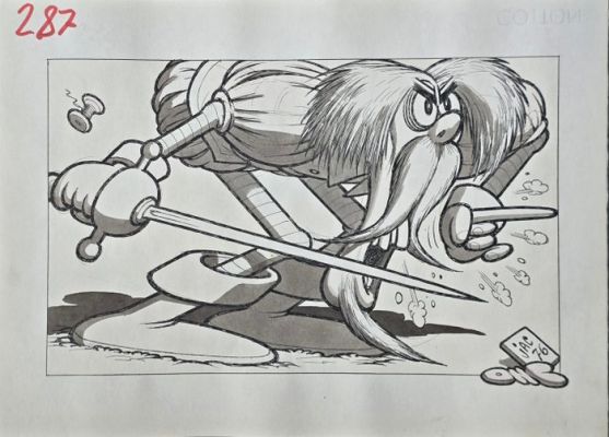 Jacovitti, Benito - 1 Original drawing - Il Salgarone | Catawiki