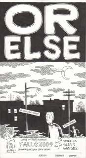 Kevin Huizenga - Or Else #1 ad