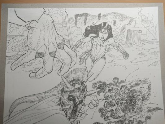 Marco Foderà - 1 Original page - Wonder Woman | Catawiki