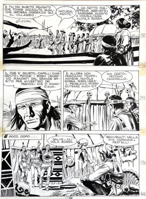Ticci, Giovanni - 1 Original page - Tex | Catawiki