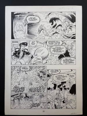 Neil Vokes & Rich Rankin - 1 Original page - Jonny Demon - #2 (p. 19) - Dark Horse Comics - 1995 | Catawiki