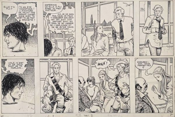 Manara, Milo - 1 Original page - HP e Giuseppe Bergman - Vol 1 - 1980