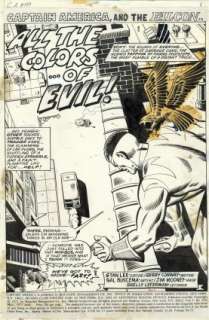 Buscema, Sal - CAPTAIN AMERICA #149 Title Splash | ComicConnect