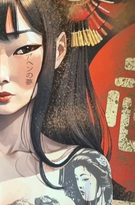 Yorokobi (XX-XXI) - Opium x Dream / hand gold embellished | Catawiki