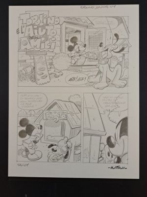 Intini, Stefano - 1 Original page - Topolino e l’Aiuto degli Amici - 2020 | Catawiki