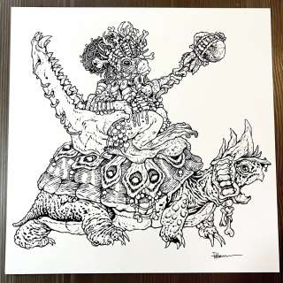 David Petersen | Toad Queen & Turtle Mount | David Petersen