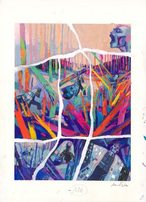 David Sala | Frankenstein - Planche originale n°116 | Daniel Maghen