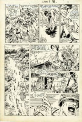 Golden, Michael - NAM, THE #1 Interior Page | ComicConnect