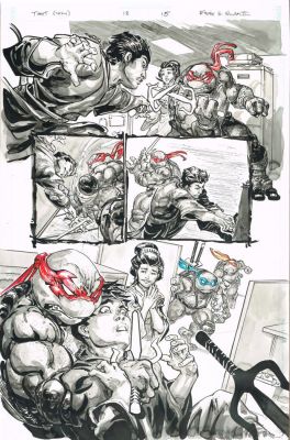 Freddie E. Williams II | TMNT (2024) (Issue 18, Pg 15) 11 x 17 | Freddie E. Williams II