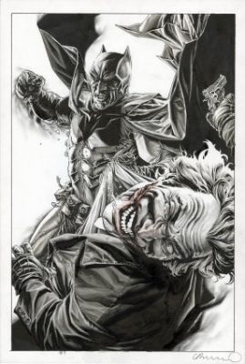 Bermejo, Lee - BATMAN AND THE JOKER Illustration | ComicConnect (Buy It Now)