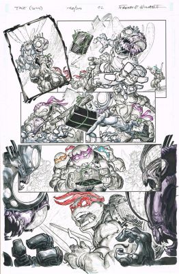 Freddie E. Williams II | TMNT (2024) (Issue 20/300, Pg 02) 11 x 17 | Freddie E. Williams II