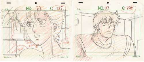 City hunter D‘après Hojo Tsukasa. Studios Sunrise -1987-1991. Deux&he