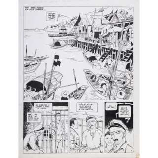 Gine (Christian Martinez Dit) (Né En 1947) | CapItaine Sabre, Le vol du pélican Tome 1 | Tajan