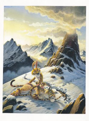 Alexis Nesme | Marsupilami - Montagne enneigée | Les dessinateurs