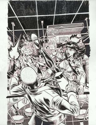 Roger Bonet | Summer Sale (Ends August 31) // Original art: cómic Lyn-X – cover – Roger | Origin Of Comics