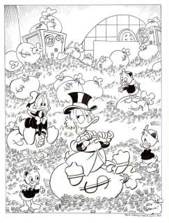 Romanini, Giovanni | original illustration "Zio Paperone"  - (2015) | Catawiki