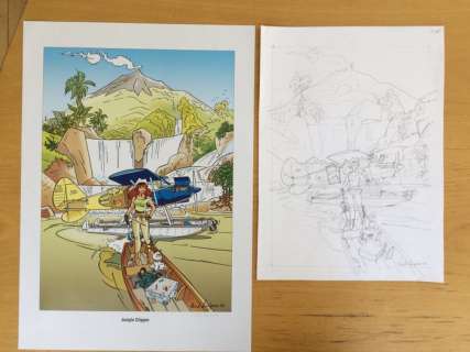 Kuijpers, Henk | Schets Jungle Clipper + poster  - (2008) | Catawiki