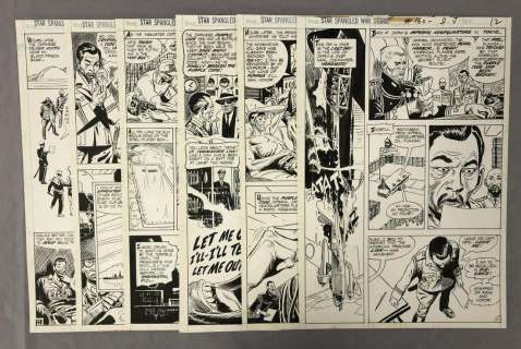 Joe Kubert, Star Spangled War Stories #160, 6 Pgs | Weiss Auctions