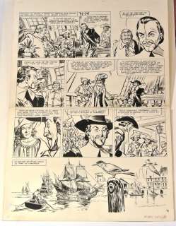 Funcken - Capitan - Planche Encre de chine pour une planche originale du Capitan avec [...] | Arthema Auction