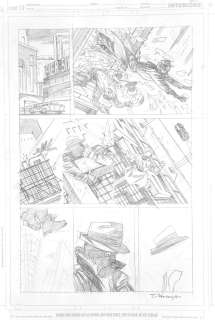 Darwyn Cooke | 2007 BATMAN/THE SPIRIT #1 PGS. 2 & 3  | Tri-State Original Art