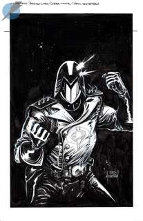 Chris Mooneyham - G.I. Joe Issue Cobra Commander Page Trading Card Art