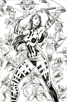 J. Scott Campbell | Original Art: Psylocke: Ninja #5 Cover A "Ninja" (2026) | J. Scott Campbell